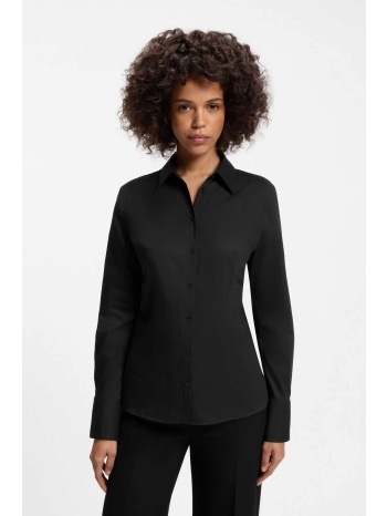 hugo boss γυναικείο πουκάμισο slim fit `the fitted` 