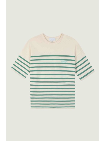 maison labiche γυναικείο βαμβακερό t-shirt με ριγέ σχέδιο