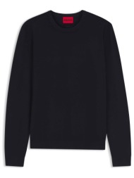 hugo boss ανδρική μπλούζα μονόχρωμη` san cody` - 50532074 σκούρο μπλε