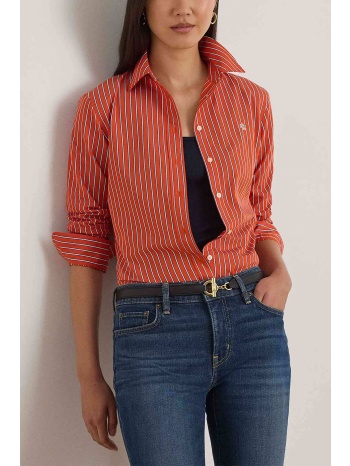 lauren ralph lauren γυναικείο πουκάμισο με ριγέ σχέδιο και
