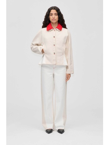 stine goya γυναικείο τζιν παντελόνι denim δίχρωμο 