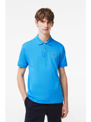 lacoste ανδρική μπλούζα πόλο πικέ κοντομάνικη με κεντημένο