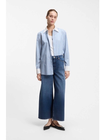 hugo boss γυναικείο τζιν παντελόνι wide fit `geredith` 