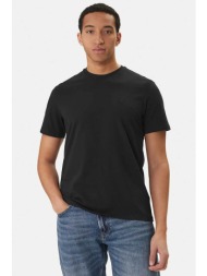 calvin klein jeans ανδρικό t-shirt μονόχρωμο με λογότυπο regular fit - lv04rd254g μαύρο