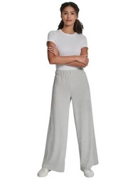 dkny γυναικείο παντελόνι φόρμας μονόχρωμο - dj6p3115 γκρι