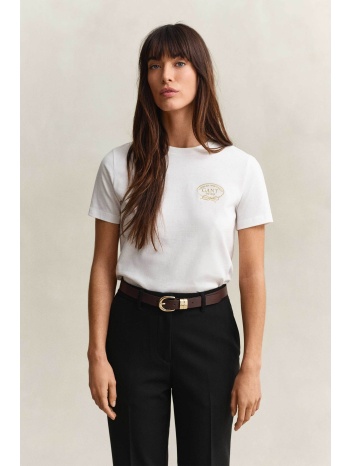 gant γυναικείο t-shirt με κεντημένο rope graphic logo