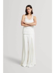 ted baker γυναικείο παντελόνι μονόχρωμο wide fit `aepi` - 284134 εκρού