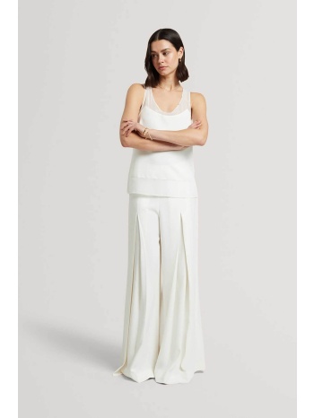 ted baker γυναικείο παντελόνι μονόχρωμο wide fit `aepi` 