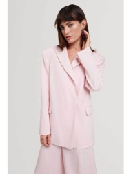 ted baker γυναικείο σακάκι μονόχρωμο `peyaan` - 282598 σομόν