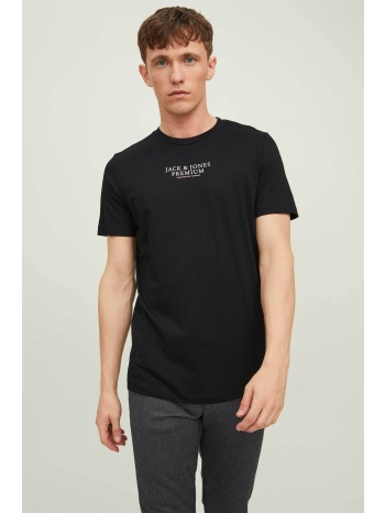 jack & jones ανδρικό t-shirt με logo print regular fit 