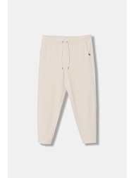 dkny γυναικείο παντελόνι φόρμας μονόχρωμο - dp5p3498 κρέμ