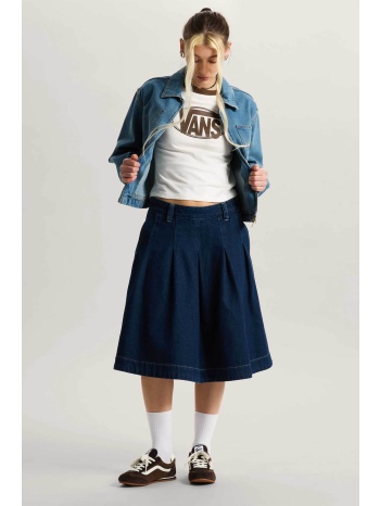 vans γυναικεία denim midi φούστα `authentic` - vn000xegdrr1