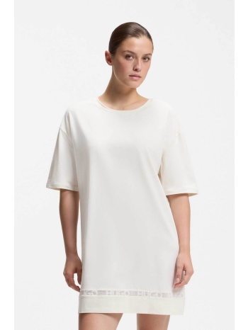 hugo boss γυναικείο mini φόρεμα `nighty` - 50561598 εκρού