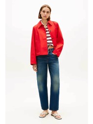 tommy hilfiger γυναικείο jacket regular fit - ww0ww49585 κόκκινο