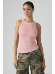 levi`s® γυναικείο αμάνικο τοπ ribbed slim fit `pride racer` - a33810040 ροζ