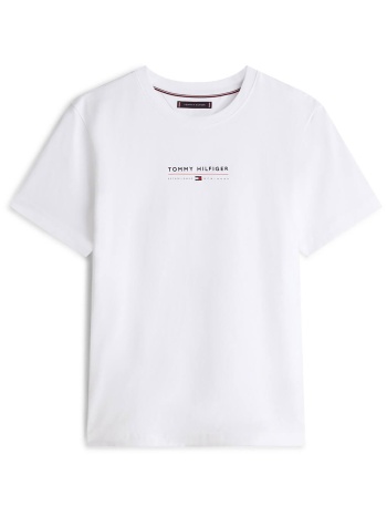 tommy hilfiger ανδρικό t-shirt με λογότυπο regular fit 