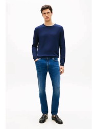 tommy hilfiger ανδρικό πεντάτσεπο τζιν παντελόνι slim fit - mw0mw43142 denim blue σκούρο