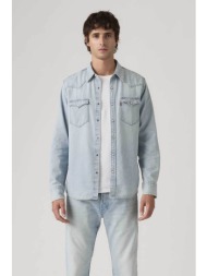 levi`s® ανδρικό denim πουκάμισο standard fit `barstow` - 857440118 denim blue ανοιχτό