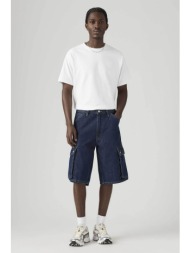 levi`s® ανδρική denim βερμούδα cargo baggy fit `478™` - 001gu0012 denim blue σκούρο
