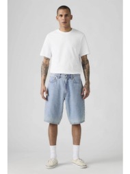 levi`s® ανδρική denim βερμούδα πεντάτσεπη baggy fit `478™` - 001jm0006 denim blue ανοιχτό