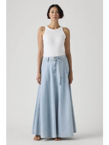 levi`s® γυναικεία maxi φούστα denim ψηλόμεση relaxed fit 