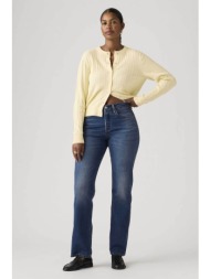 levi`s® γυναικείο τζιν παντελόνι ψηλόμεσο πεντάτσεπο straight fit `501® curve` - 0066j0001 denim blu