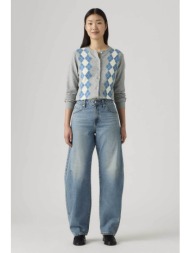 levi`s® γυναικείο τζιν παντελόνι πεντάτσεπο baggy barrel fit `dad` - 0039a0002 denim blue