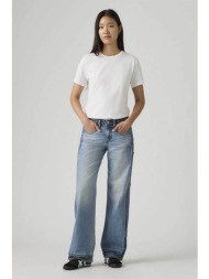 levi`s® γυναικείο τζιν παντελόνι πεντάτσεπο loose fit `deconstructed` - 005lp0000 denim blue ανοιχτό