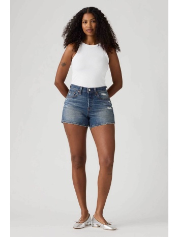 levi`s® γυναικείο denim σορτς ψηλόμεσο πεντάτσεπο `501®
