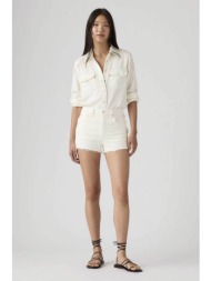 levi`s® γυναικείο denim σορτς ψηλόμεσο πεντάτσεπο `501® original` - 563270556 λευκό