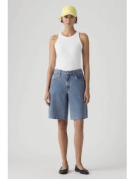 levi`s® γυναικεία denim βερμούδα πεντάτσεπη baggy fit `dad` - 000mj0016 denim blue