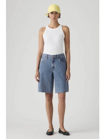 levi`s® γυναικεία denim βερμούδα πεντάτσεπη baggy fit `dad`