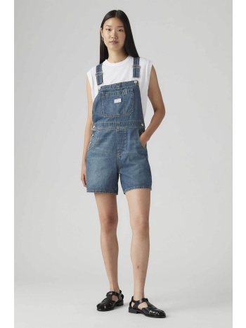 levi`s® γυναικεία denim ολόσωμη φόρμα με σορτς relaxed fit
