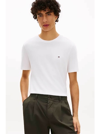 tommy hilfiger ανδρικό t-shirt με κεντημένο logo flag