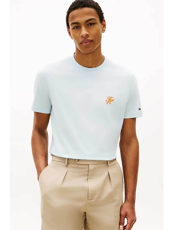 tommy hilfiger ανδρικό t-shirt με κεντημένο monogram
