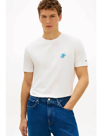 tommy hilfiger ανδρικό t-shirt με κεντημένο monogram
