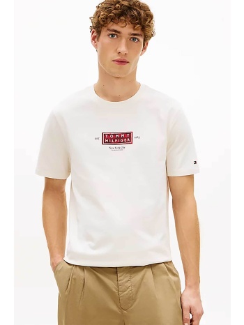 tommy hilfiger ανδρικό t-shirt με λογότυπο regular fit 