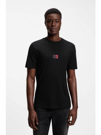 hugo boss ανδρικό t-shirt με logo print regular fit