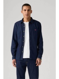 levi`s® ανδρικό πουκάμισο με λογότυπο slim fit `battery housemark` - 866250071 μπλε σκούρο