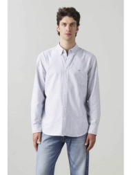 levi`s® ανδρικό πουκάμισο button down με ριγέ σχέδιο και λογότυπο relaxed fit `authentic` - a7210002