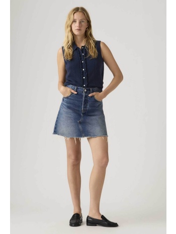 levi`s® γυναικεία mini φούστα denim πεντάτσεπη regular fit