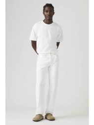 levi`s® ανδρικό τζιν παντελόνι πεντάτσεπο straight fit `501® original` - 005013853 λευκό