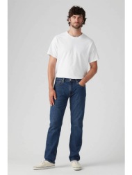 levi`s® ανδρικό τζιν παντελόνι πεντάτσεπο regular tapered fit `502™` - 295071636 denim blue σκούρο