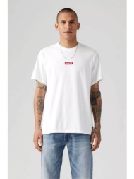 levi`s® ανδρικό t-shirt με λογότυπο relaxed fit `baby tab` - 795540039 λευκό
