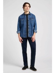 lee® ανδρικό chino παντελόνι regular fit - 112370606 μπλε σκούρο