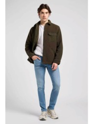 lee® ανδρικό τζιν παντελόνι πεντάτσεπο slim tapered fit `luke` - 112370736 denim blue ανοιχτό