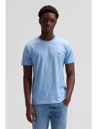 lee® ανδρικό t-shirt με logo patch regular fit - 112376472 μπλε ανοιχτό