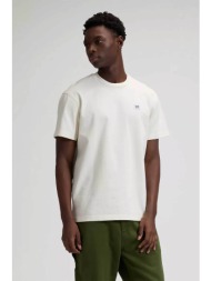 lee® ανδρικό t-shirt με logo patch relaxed fit `workwear` - 112376606 υπόλευκο