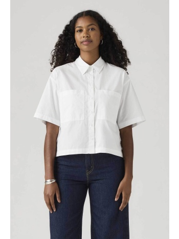 levi`s® γυναικείο πουκάμισο cropped με τσέπες relaxed fit