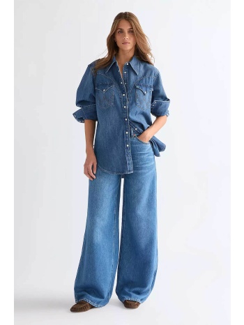 wrangler® γυναικείο τζιν παντελόνι πεντάτσεπο loose wide